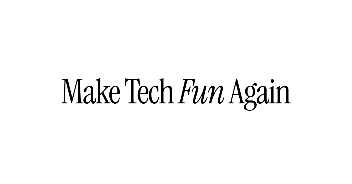 The Silicon Mania logo: Make Tech Fun Again