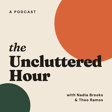 The cover of The Uncluttered Hour, a made-up show