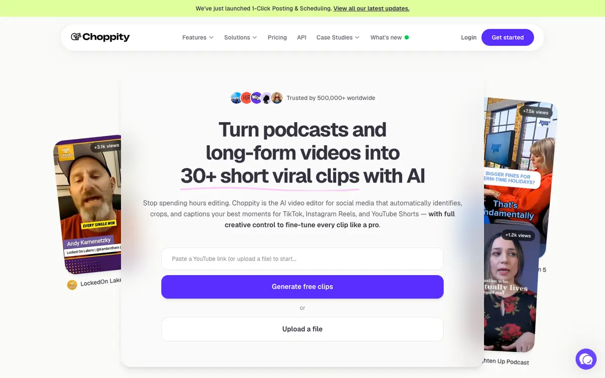 Choppity: Choppity's own website on 6 October 2026.