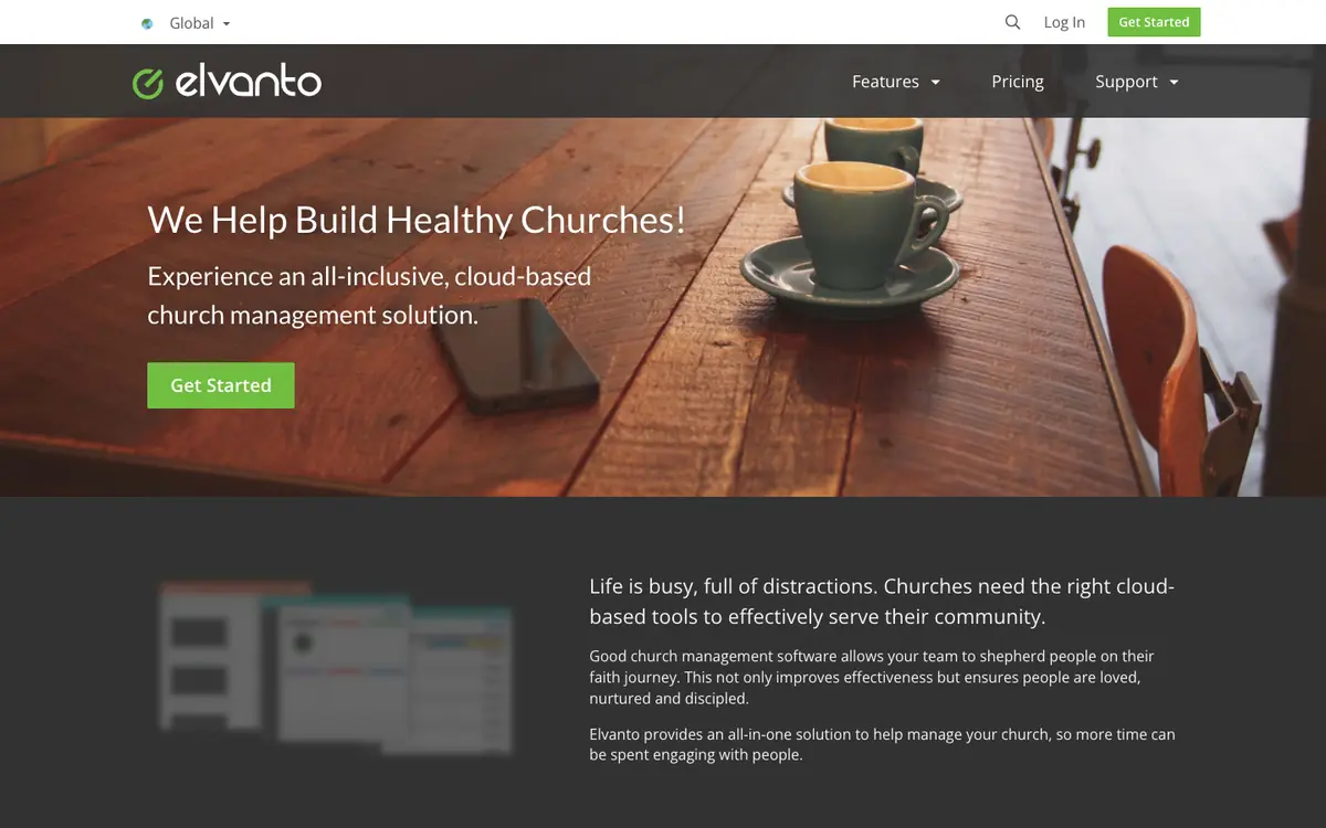 Elvanto: Elvanto's own website on 6 October 2026.