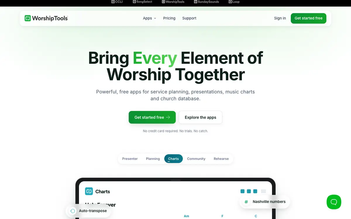 WorshipTools: WorshipTools's own website on 6 October 2026.
