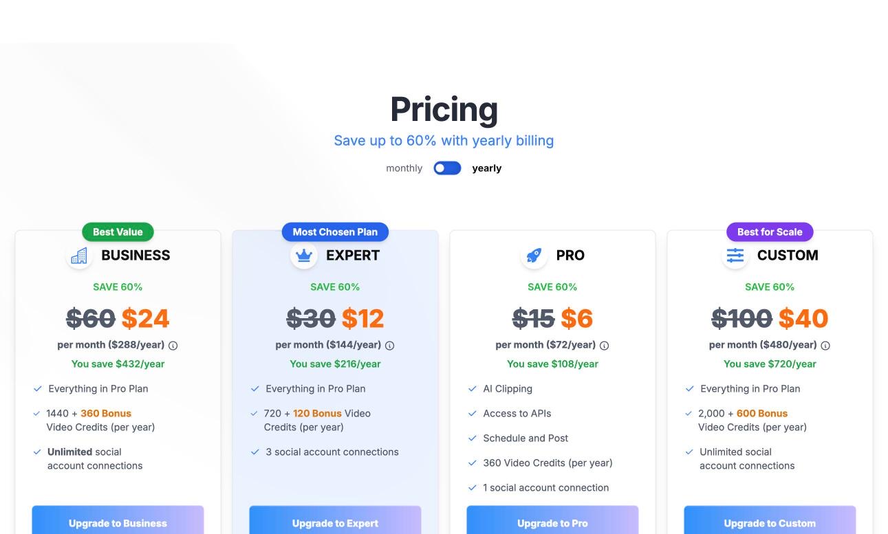 Ssemble's pricing page as it appeared on 3 October 2026