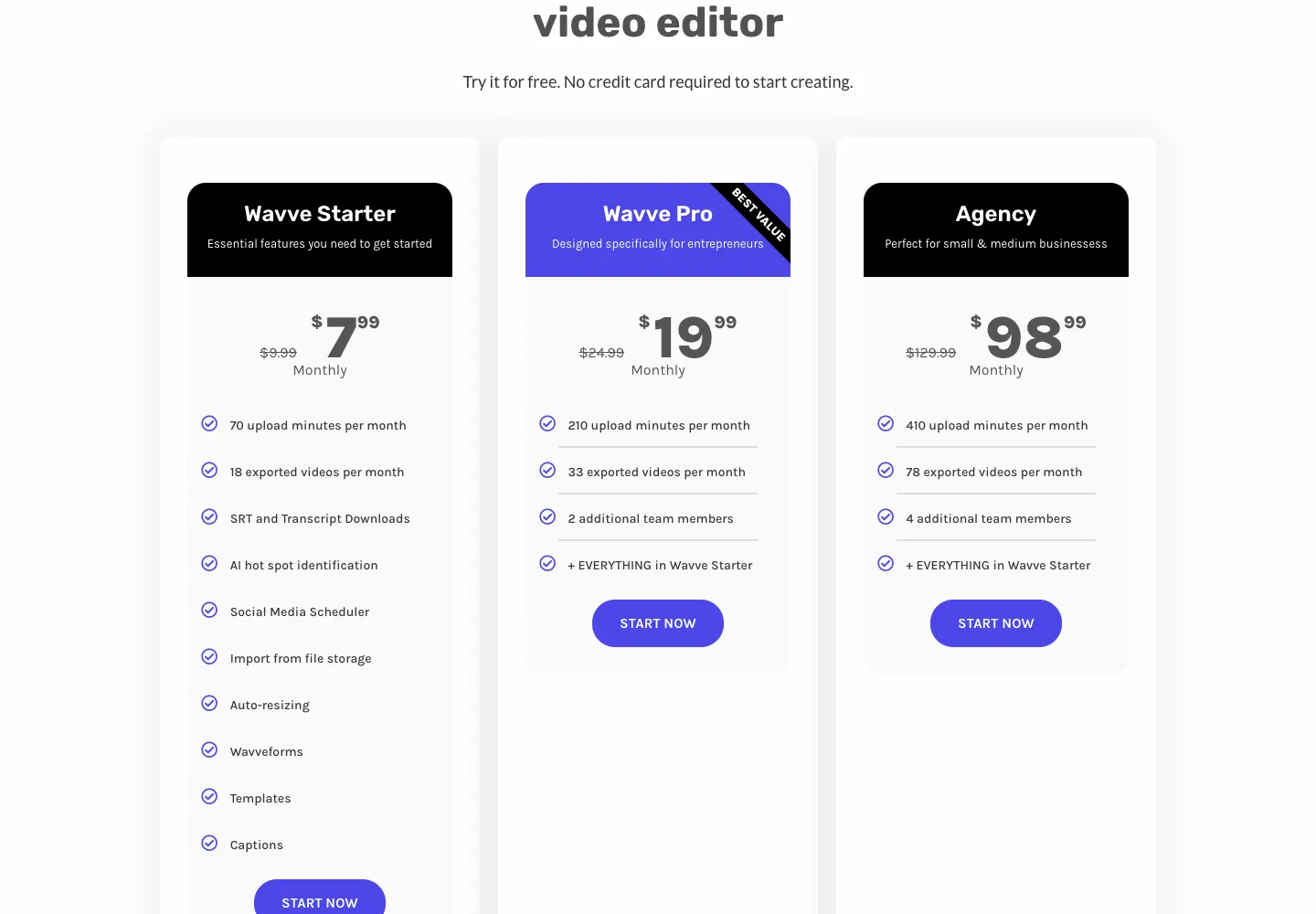 Wavve: Wavve’s pricing page, 6 October 2026