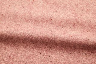 Close-up of soft pink wool fabric